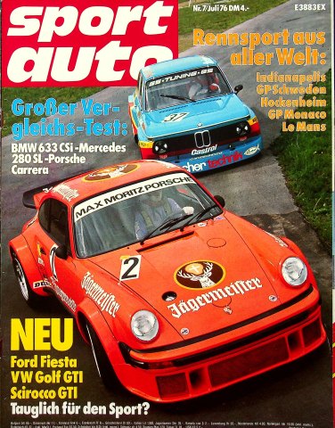 Deckblatt Sport Auto (07/1976)